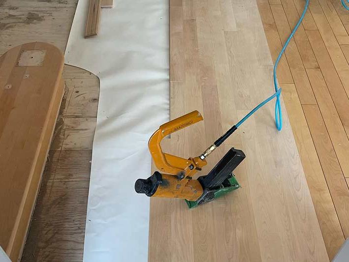 hardwood floor installation
