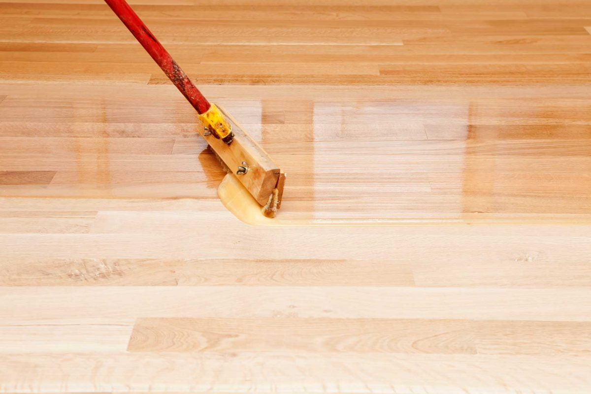 refinishing hardwood floor