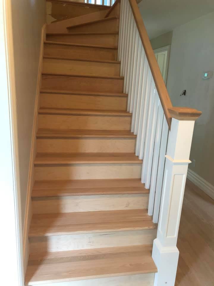 stair installation and finishing